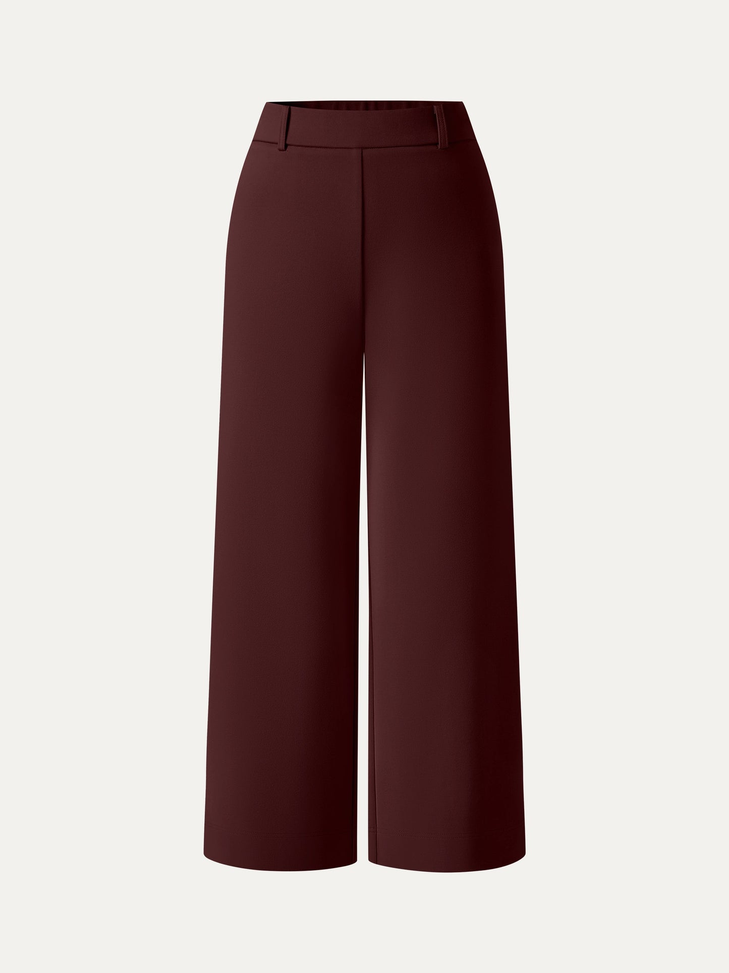 Mid Rise Cropped Wide Leg Pants mit Taschen