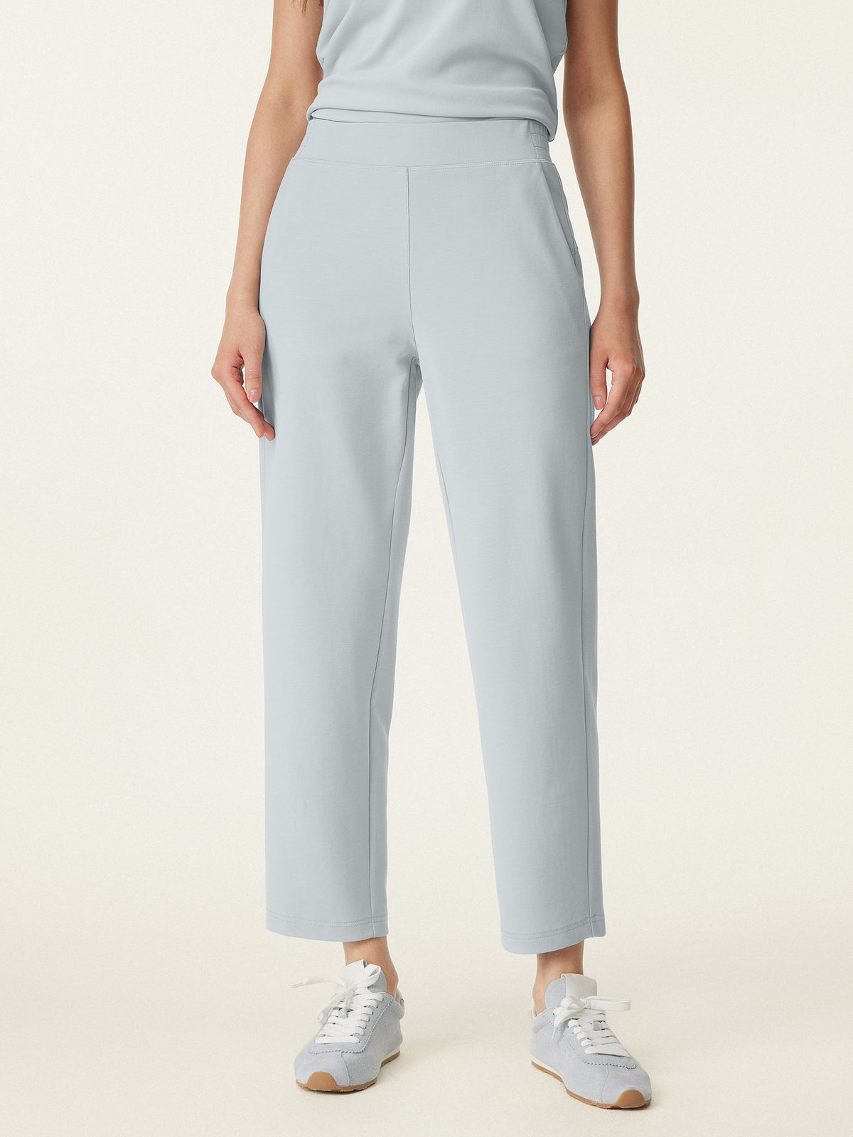 Mid Rise Pull-on Tapered Hose mit Taschen
