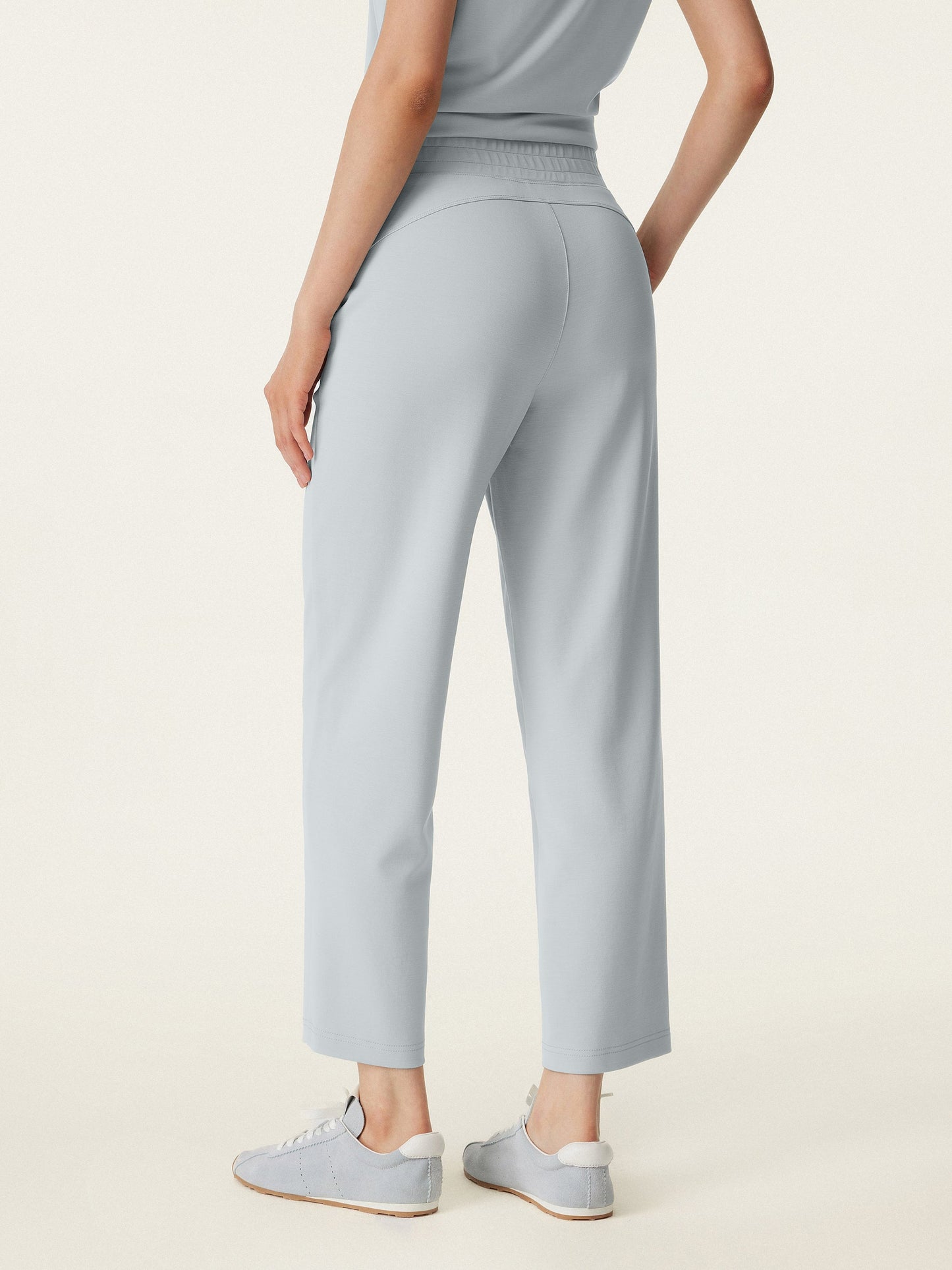 Mid Rise Pull-on Tapered Hose mit Taschen