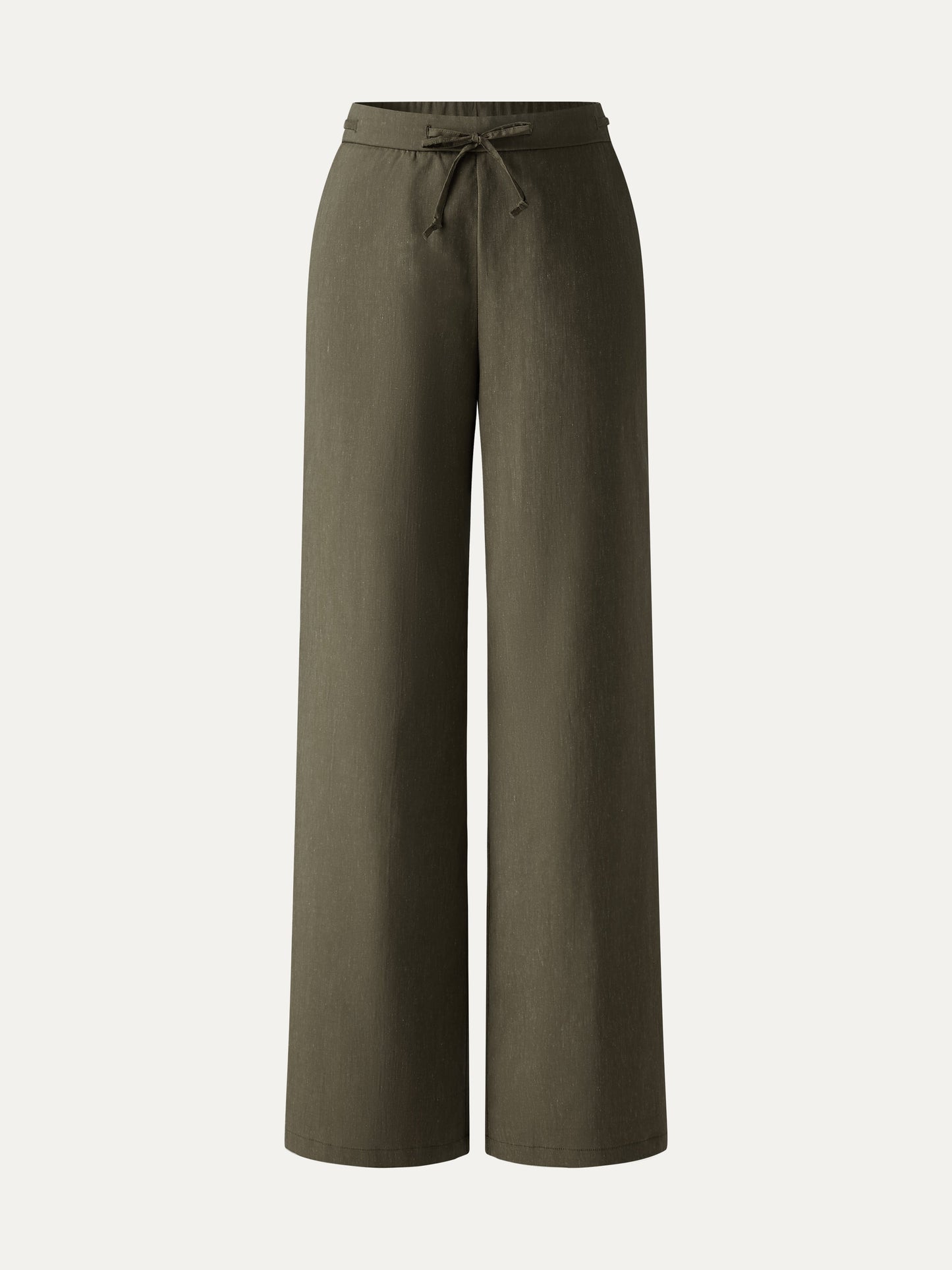 Weite Hose mit Kordelzug und Taschen