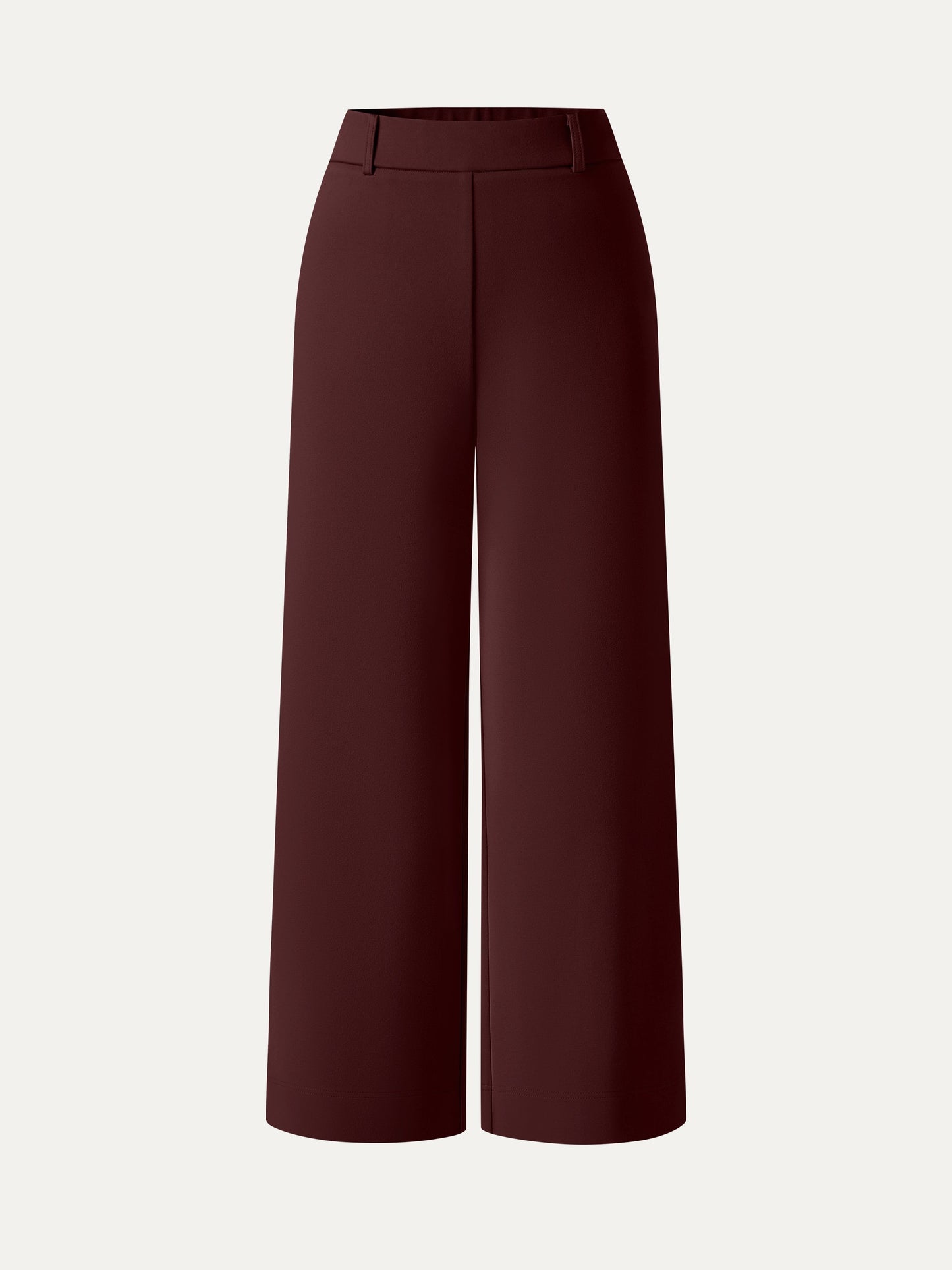 Mid Rise Cropped Wide Leg Pants mit Taschen