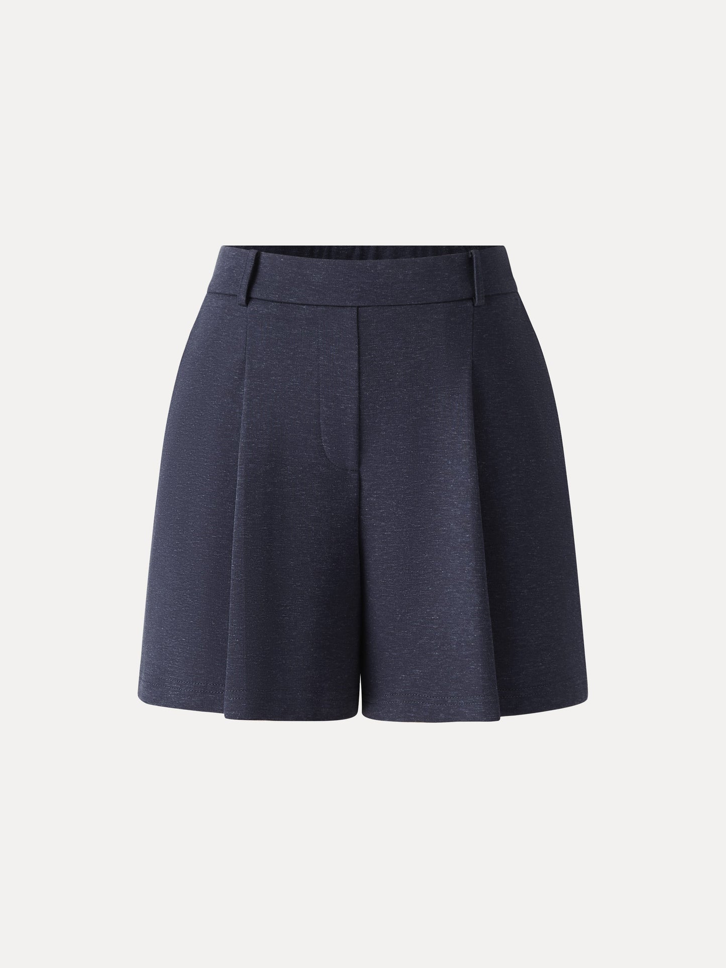 Baumwoll-Leinen-Mischung Tailored Shorts