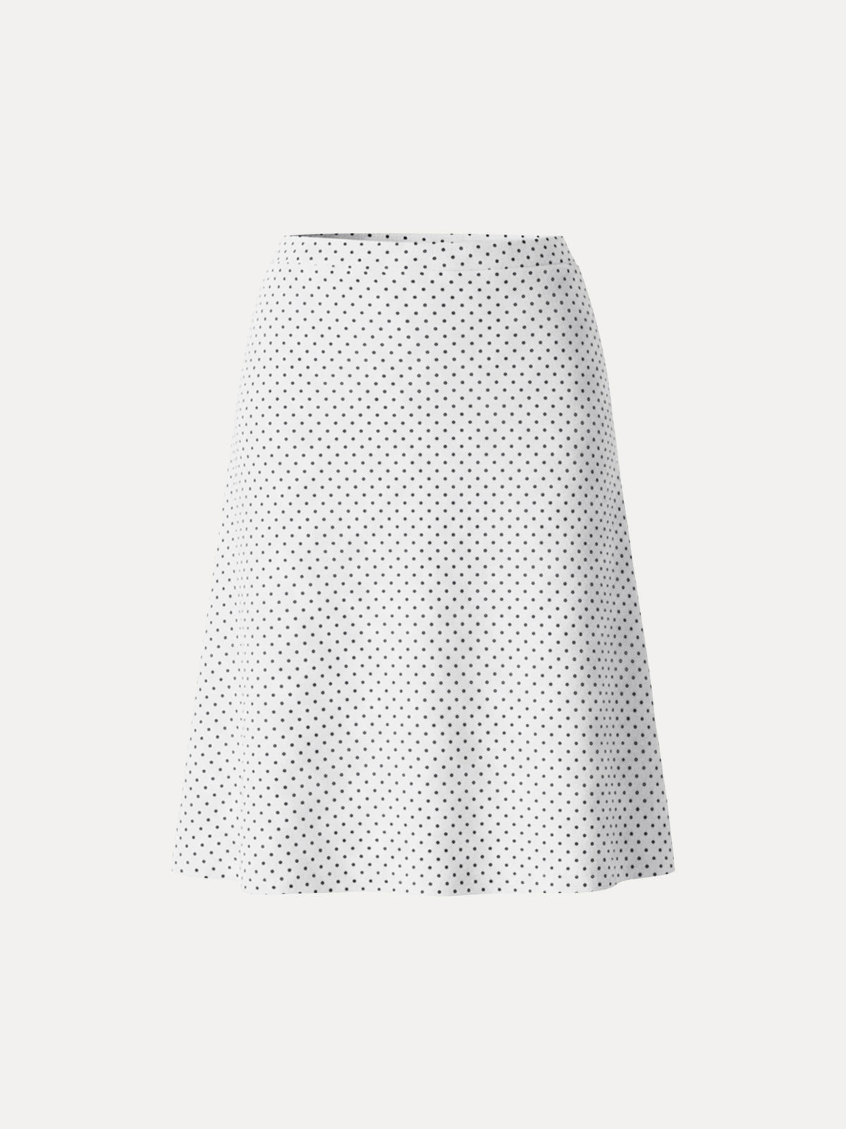 Stretch Baumwolle Polka Dot A-Linie Schlagrock