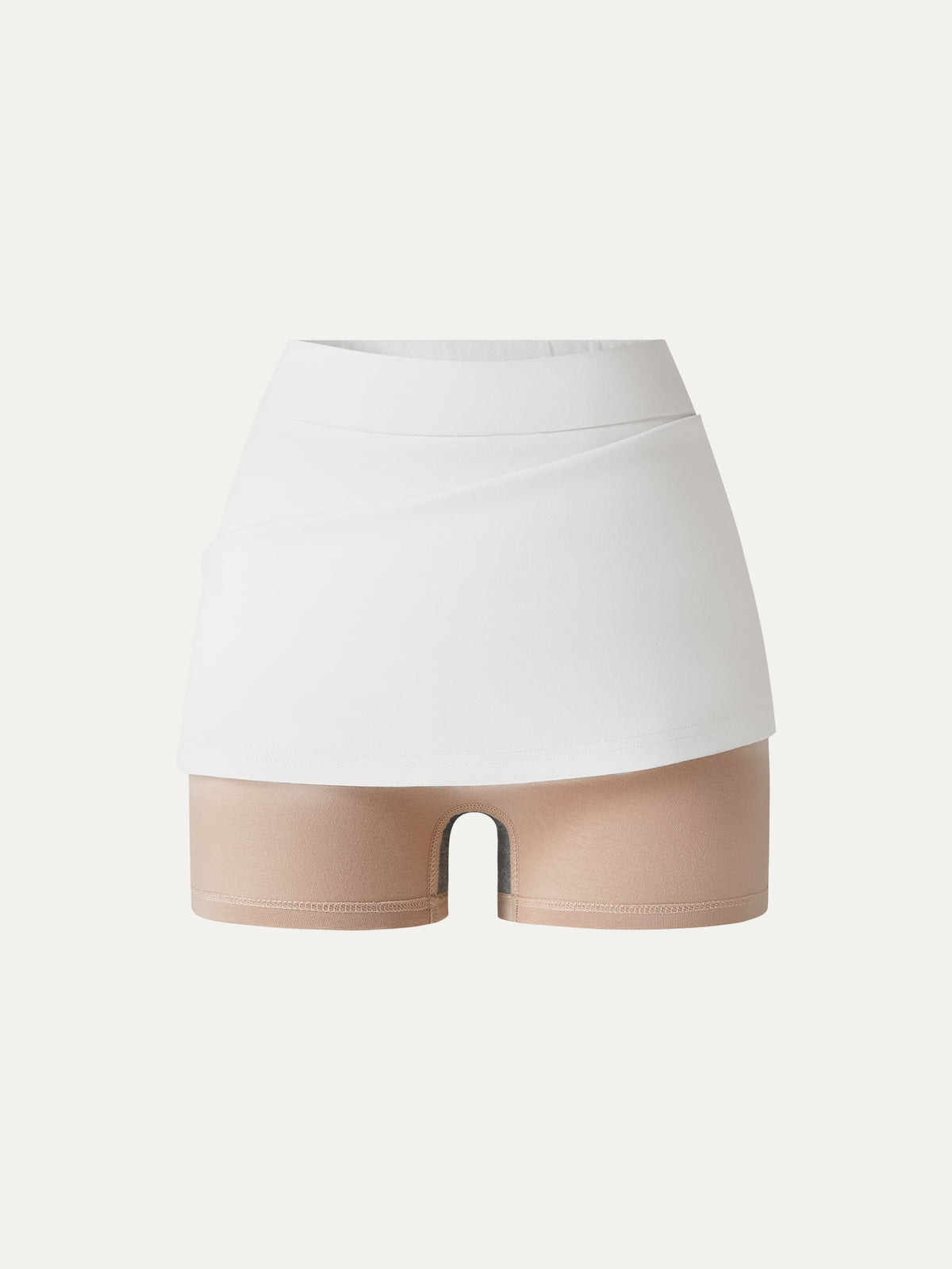 Stretch Ponte Mid Rise Pull-On Minirock