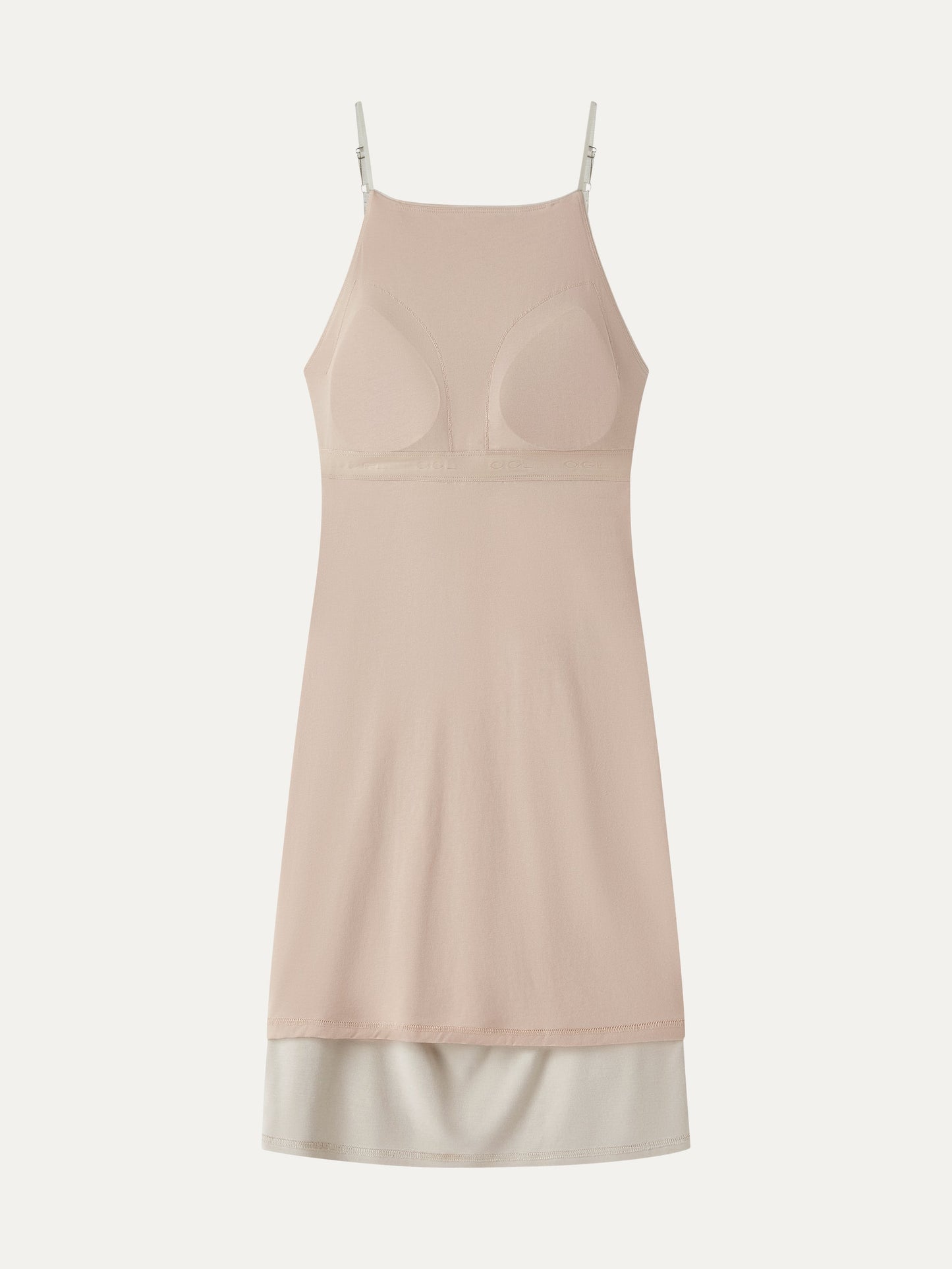 Damen CoolTouch A-Linie Raffung Mini-Bra Kleid