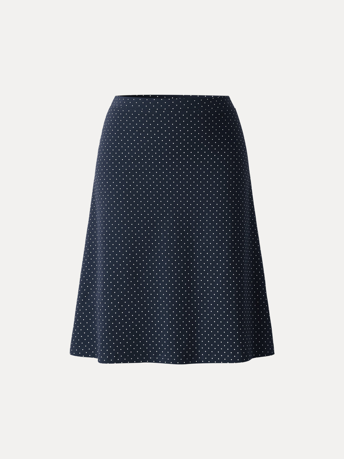 Stretch Baumwolle Polka Dot A-Linie Schlagrock