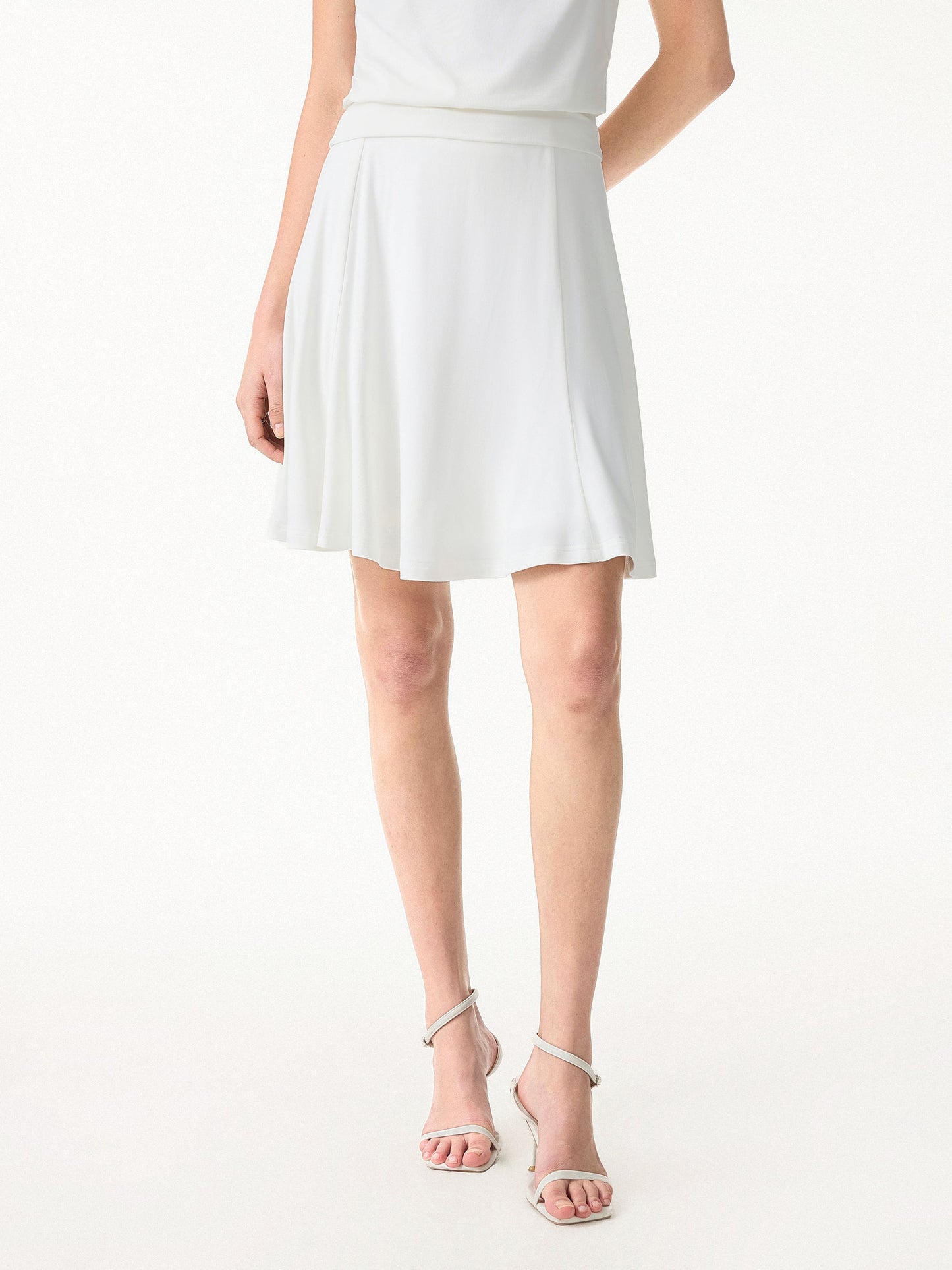 SkinKiss Essentieller Kreis Flared Sommer Minirock