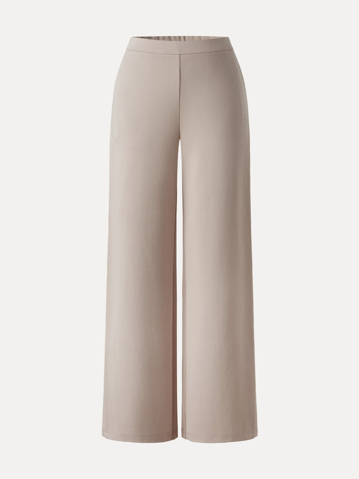 Drapey Mid Rise Wide Leg Pull-on Hose mit Taschen