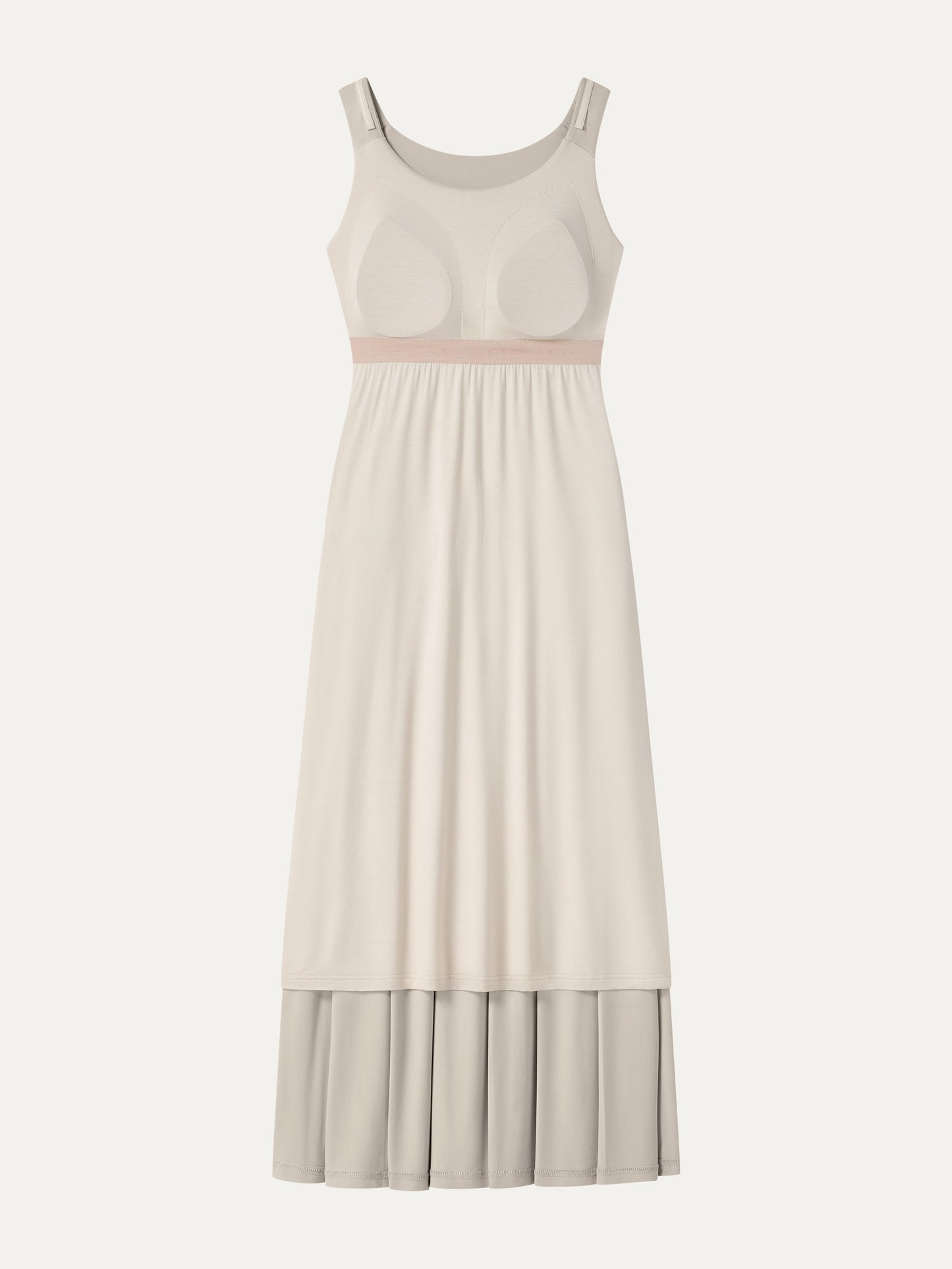CoolTouch Multi-Wear Falten-Midi-Bra-Kleid