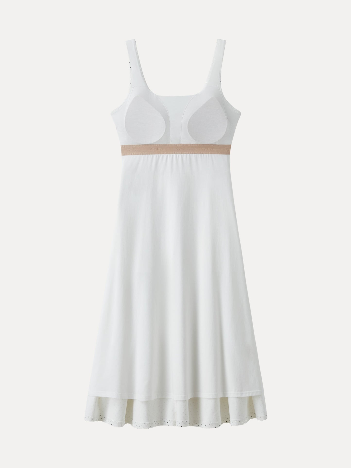 Damen Midi-Bra-Kleid aus Stretch-Baumwolle mit Taschen