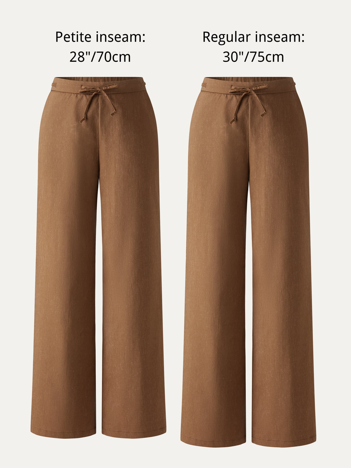 Weite Hose mit Kordelzug und Taschen