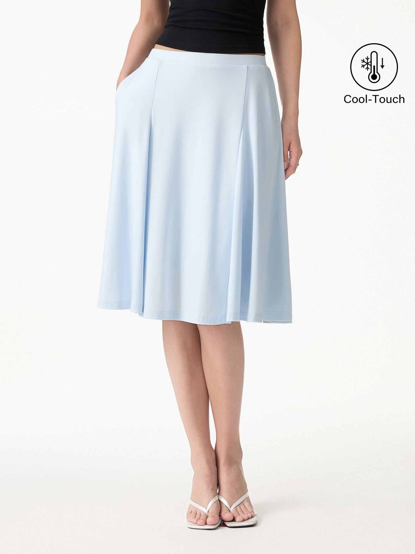 CoolTouch Midi Circle Flare Rock mit Taschen