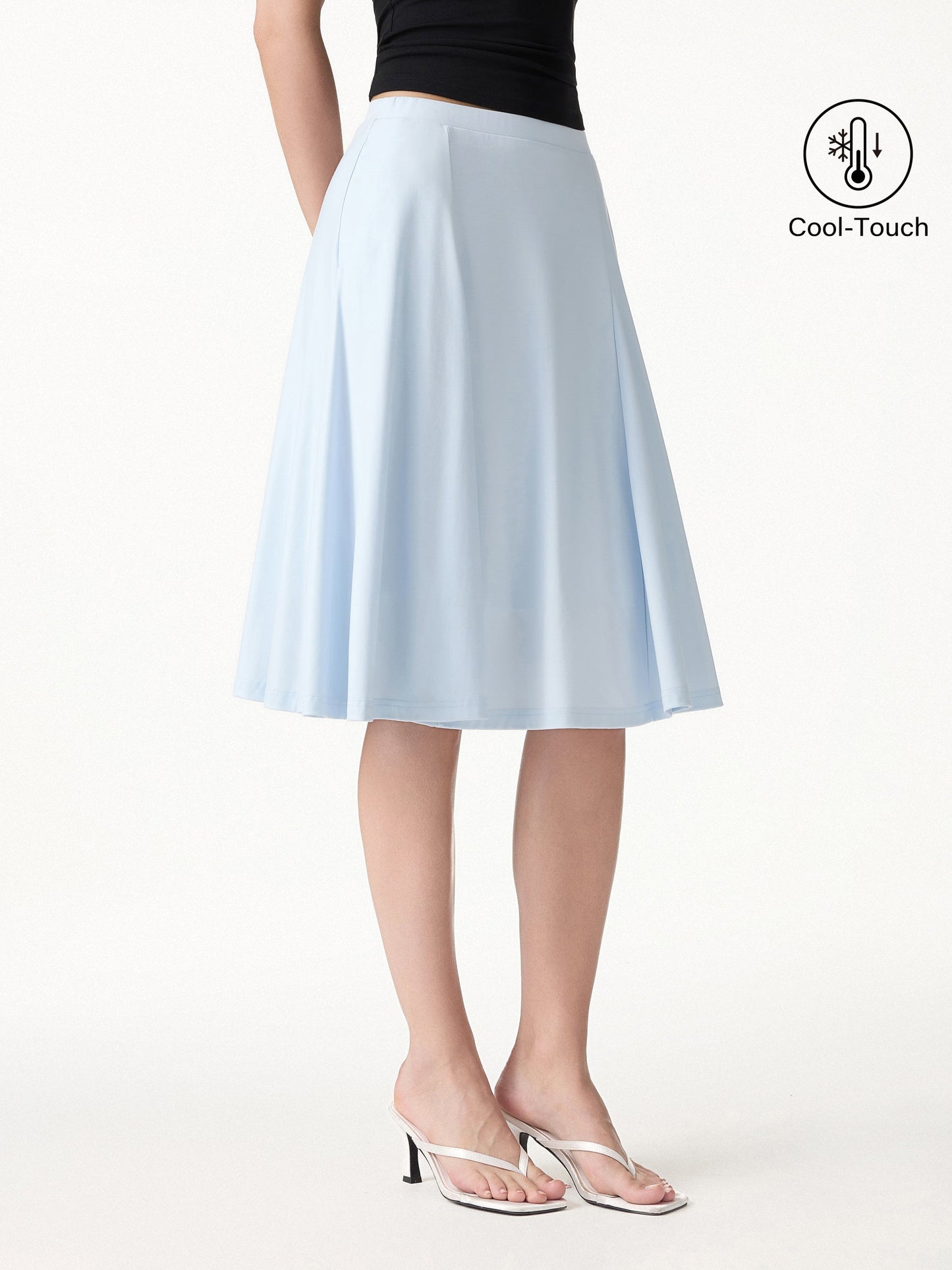 CoolTouch Midi Circle Flare Rock mit Taschen