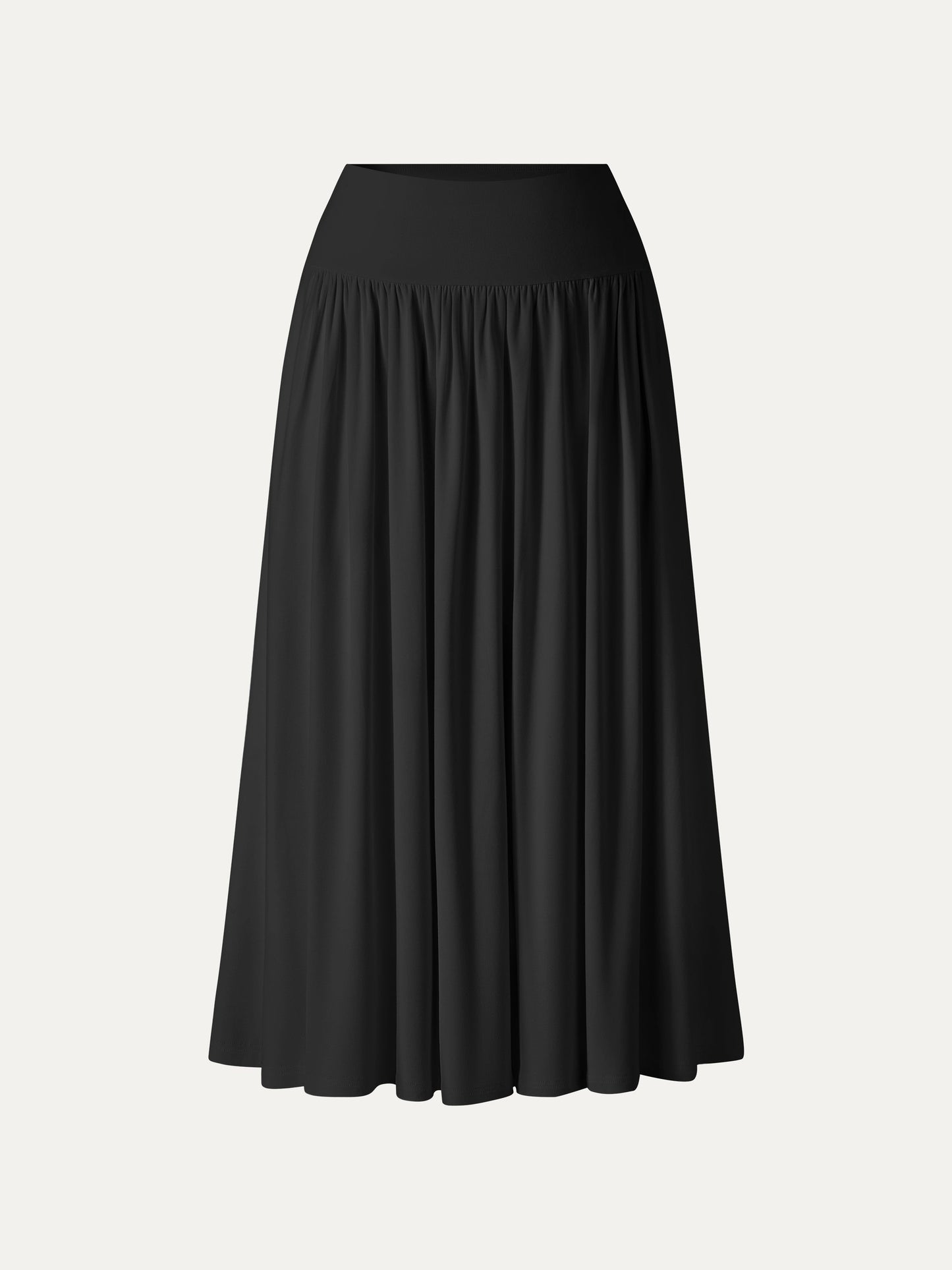 SkinKiss Mid Rise Gathered Midi Rock mit Taschen