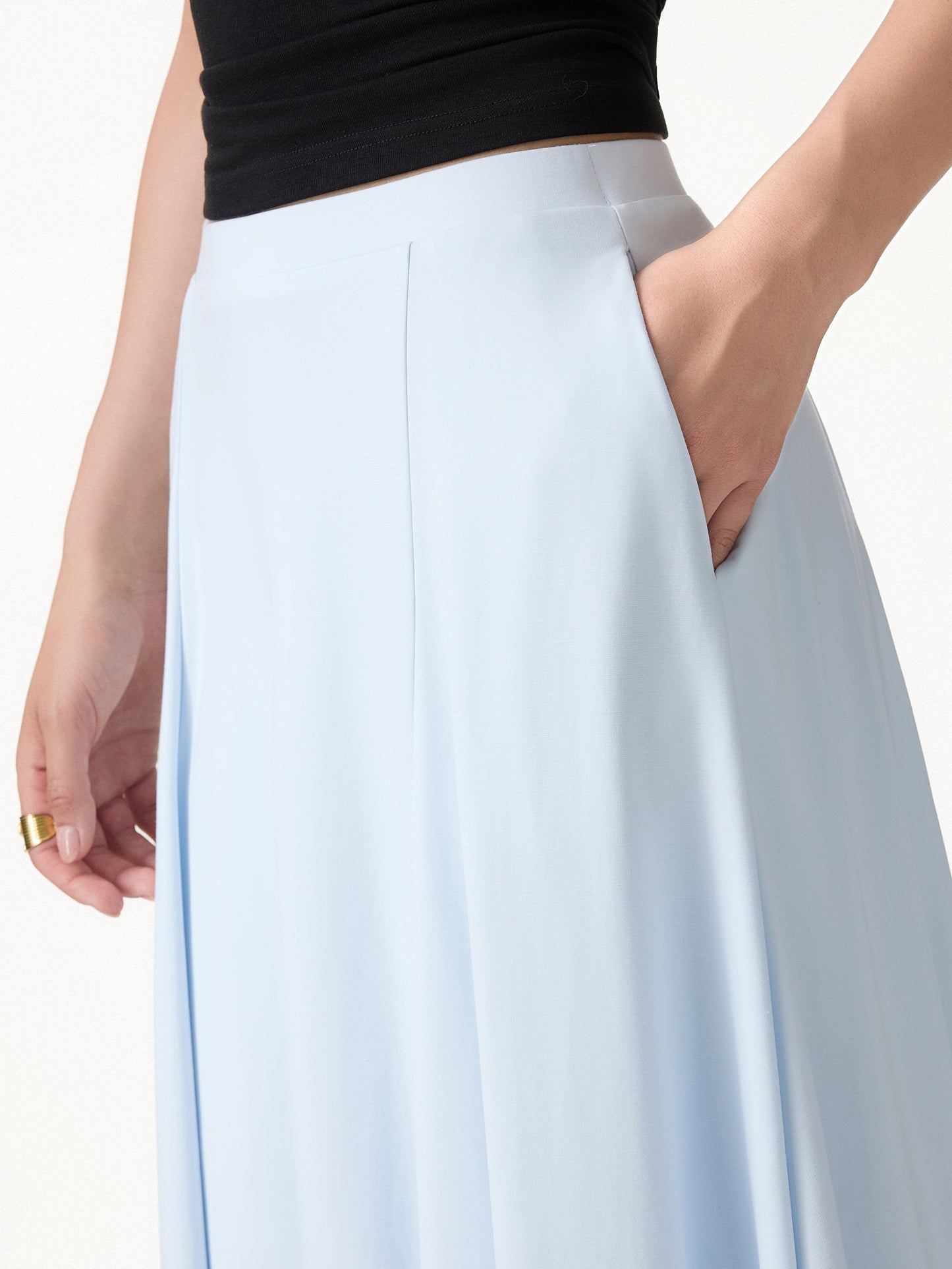 CoolTouch Midi Circle Flare Rock mit Taschen