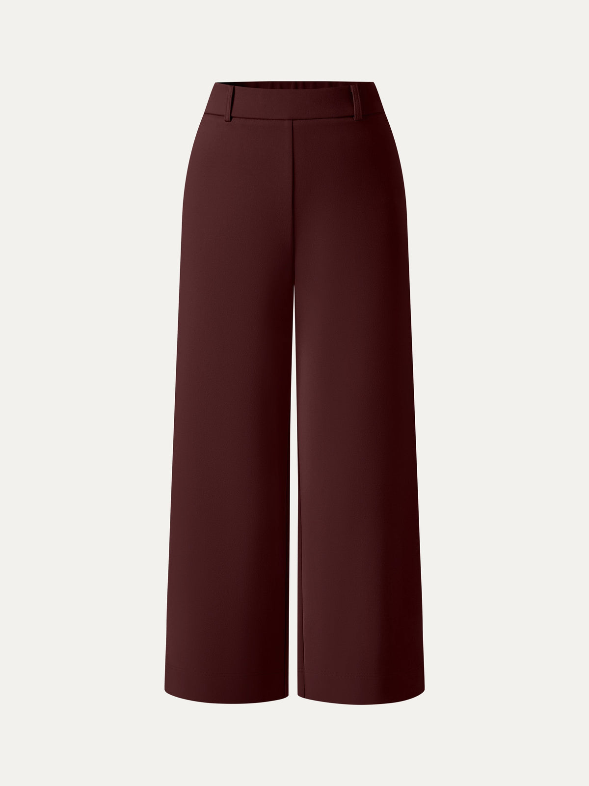 Mid Rise Cropped Wide Leg Pants mit Taschen