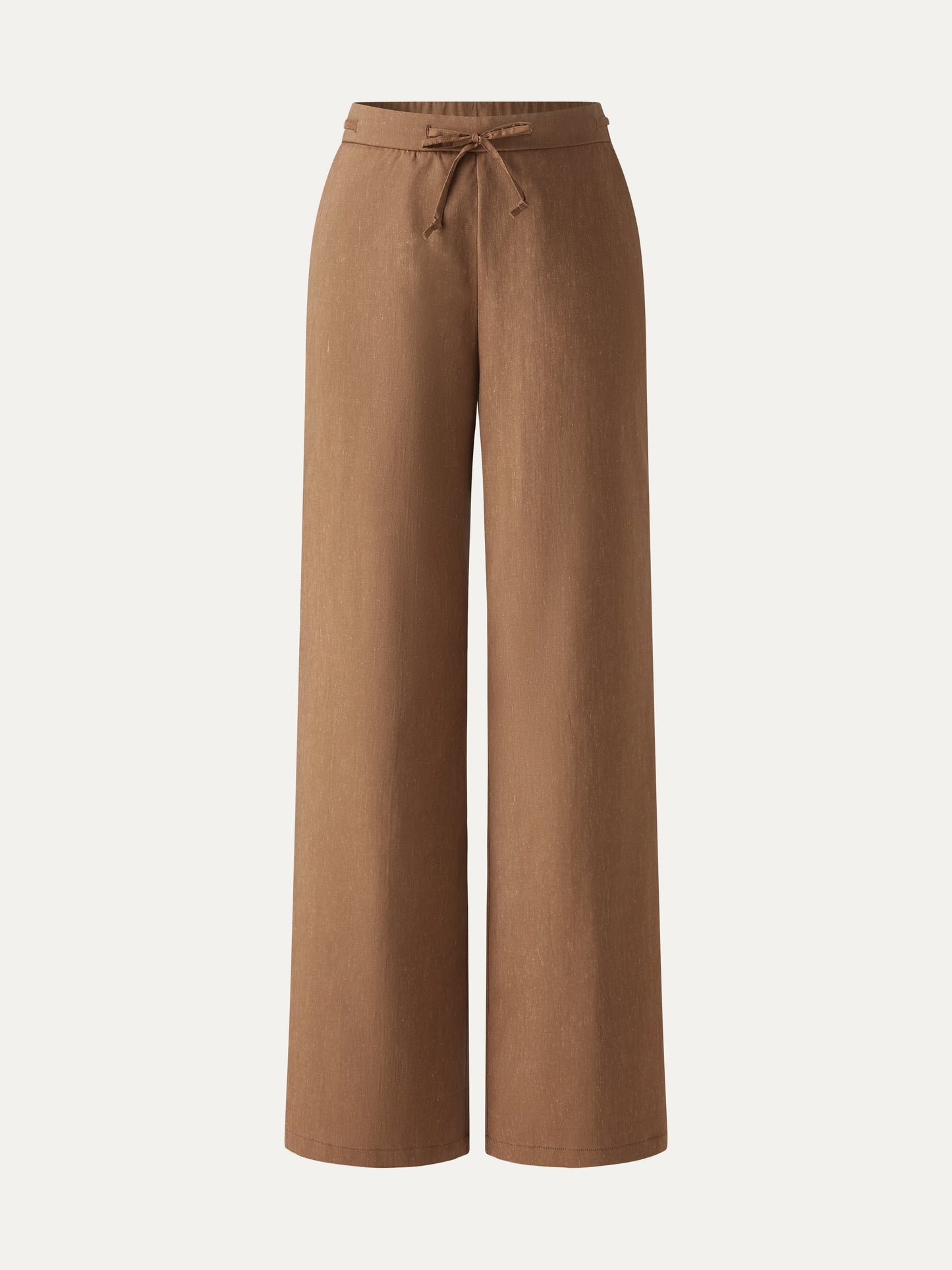 Weite Hose mit Kordelzug und Taschen
