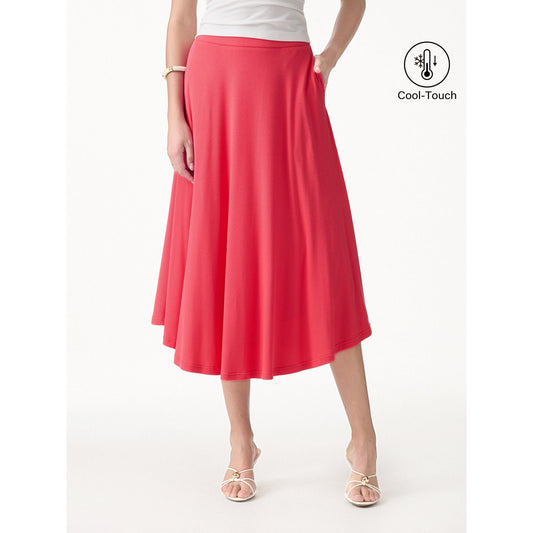 CoolTouch Midi Circle Flare Rock mit Taschen
